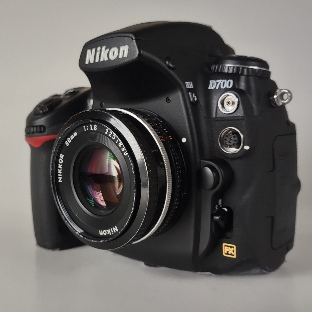 Nikon D700 with pancake Jdm 50mm Nikon manual Lens